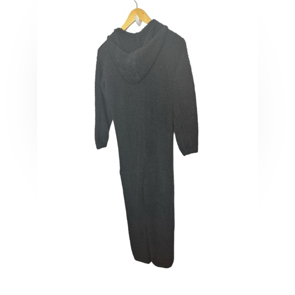 SKIMS COZY KNIT UNISEX HOODIE ONESIE/ JUMPSUIT ONYX | XL - Picture 4 of 9